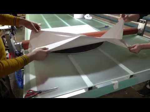 Работа планшетного ламинатора Unidos Standart