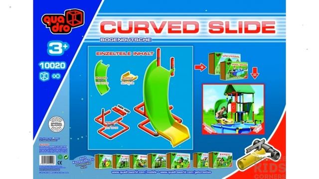 Винтовая горка Curver Slide для игровых комплексов (Quadro) обзор 10020 смотреть онлайн