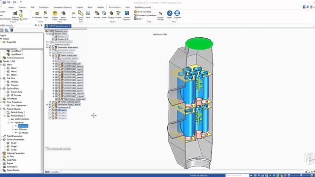 FloEFD™ для Solid Edge®: Моделирование процесса сепарации и фильтрации смотреть онлайн