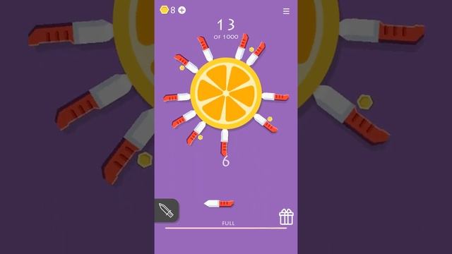 Knife vs fruit:just shoot it game|Android gameplay|(by orenganose studio) смотреть онлайн