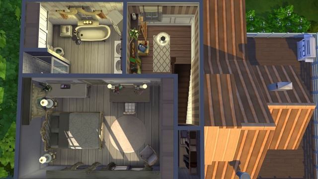 The House in The Painting | Relaxing The Sims 4 Stop Motion Speed Build смотреть онлайн