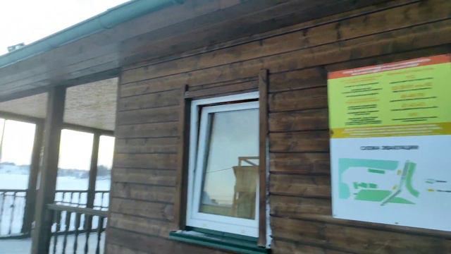 Мурманск.Семеновское озеро каждый день.30 января. Лодочная станция. смотреть онлайн