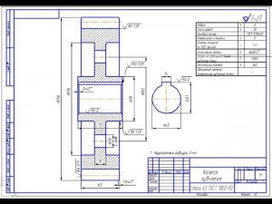 Видеоуроки Компас.18 Зубчатое колесо в Компасе