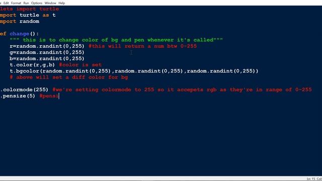 Draw With Turtle in Python смотреть онлайн