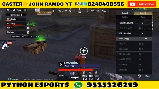 BGMI T1/T2/T3 Players WEEKLY TOURNAMENT || Live ? || Org.By?Python Esports Caster?John_Rambo_Yt смотреть онлайн