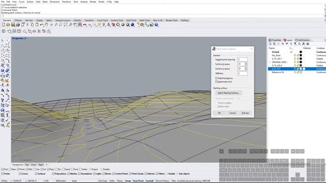 Rhino 6 3D: Turning 2D Topography into 3D Landscape смотреть онлайн