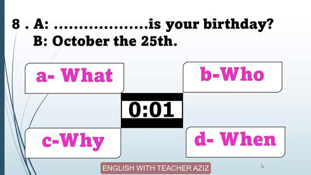 Question Words - Exercises WH QUESTIONS (With Answers!) смотреть онлайн