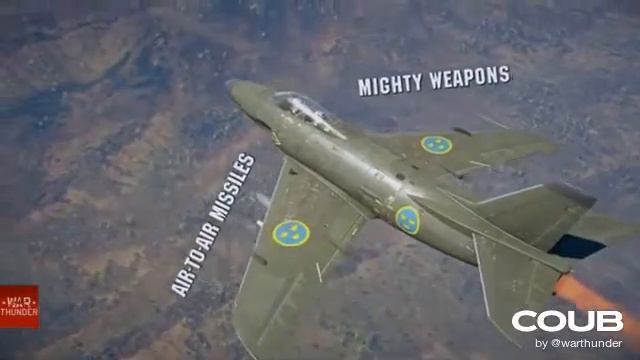War Thunder - J32B Lansen смотреть онлайн