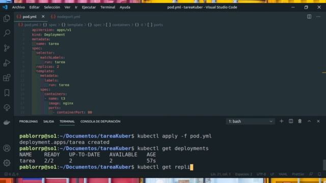 Tarea 3 - Hola Mundo (Kubernetes con NodePort) смотреть онлайн