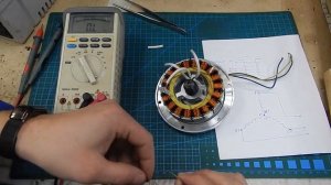 Перекоммутация обмоток мотор-колеса. Испытания.