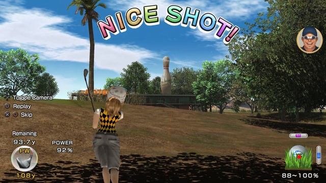 Hot Shots Golf: World Invitational | Chip-in Eagle(93.7 yards) @ Harvest Hills G.C. смотреть онлайн