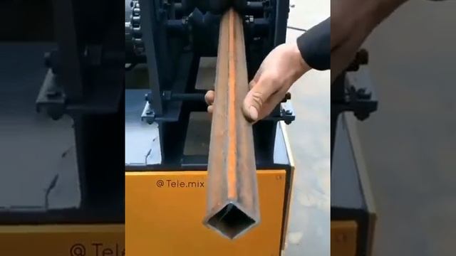 Изготовление труб из круглой в квадратную смотреть онлайн