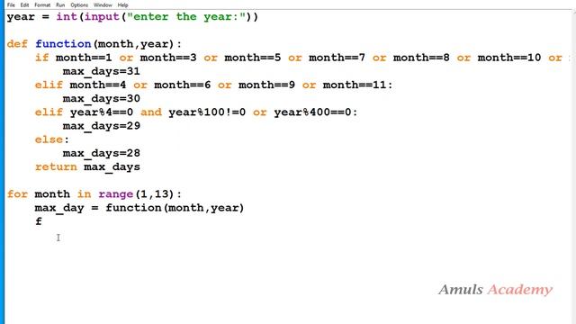 Program To Print All the Palindrome Dates in The Given Year | Python Tutorials смотреть онлайн