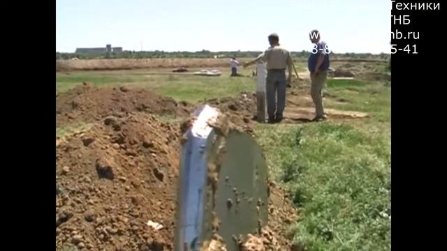 Прокол под рекой в 2008 году, установкой горизонтально-направленного бурения УГНБ 4М смотреть онлайн