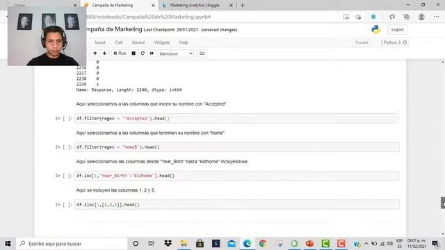 Cómo seleccionar columnas de un DataFrame en Pandas | Curso de Pandas para análisis de datos смотреть онлайн