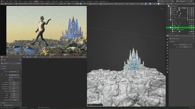 How I made this render in Blender...starting with a sketch (Useful Tools and Lazy Hacks) смотреть онлайн