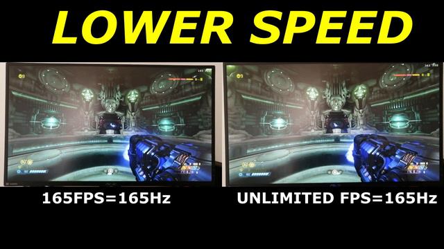 Unlock FPS=165Hz vs 165FPS=165Hz смотреть онлайн