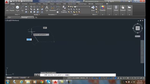 AutoCAD I 03-18 Polar Tracking смотреть онлайн