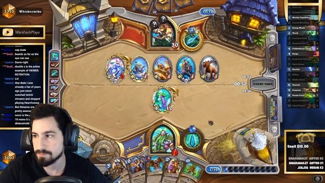 Rising Winds Quest Druid Is Bonkers - Hearthstone Descent of Dragons смотреть онлайн