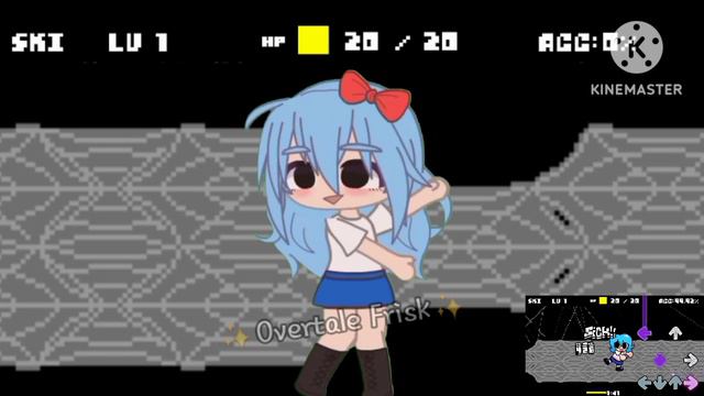 ~Fnf Ski sings my favorite undertale song - Spider dance~ смотреть онлайн