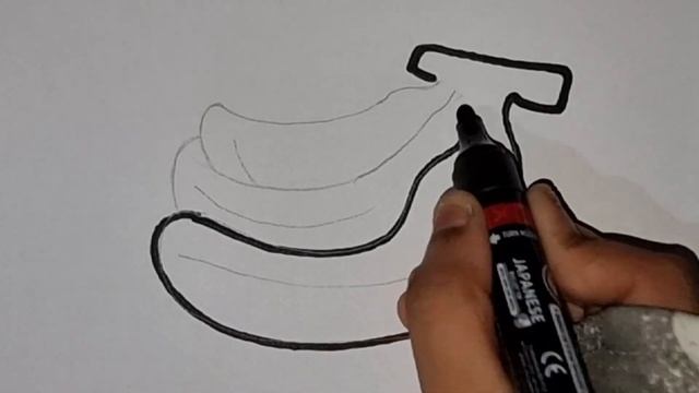 How to draw banana | Bananni qanday chizish mumkin | Как нарисовать банан | DFK Jes ART смотреть онлайн