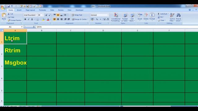 String Operations, Sub strings in VBA смотреть онлайн