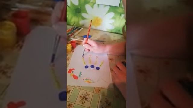 Роспись дымковского петушка смотреть онлайн