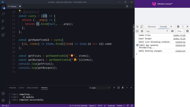 Ultimate JavaScript Masterclass 09 - Currying and Partial Application смотреть онлайн