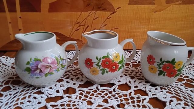 Посуда. Фарфор. Сливочники и молочники из моей коллекции. смотреть онлайн