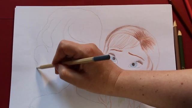Как нарисовать Эльзу и Анну Холодное сердце 2 How to draw Elsa and Anna Frozen 2 Girl drawing Sketc смотреть онлайн
