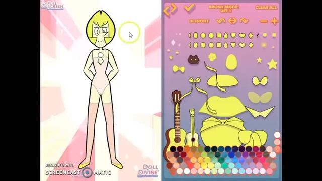 Yellow and Blue Pearl tutorial on Gemsona Maker смотреть онлайн