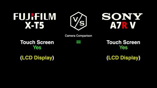 FujiFilm X-T5 Vs SONY A7R V