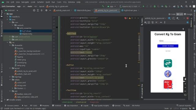 How to make unit convertor app for beginners | Android Studio | 2023 смотреть онлайн