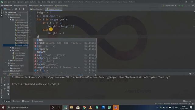 UTOPIAN TREE | HACKERRANK | PYTHON | LOGIC AND SOLUTION смотреть онлайн