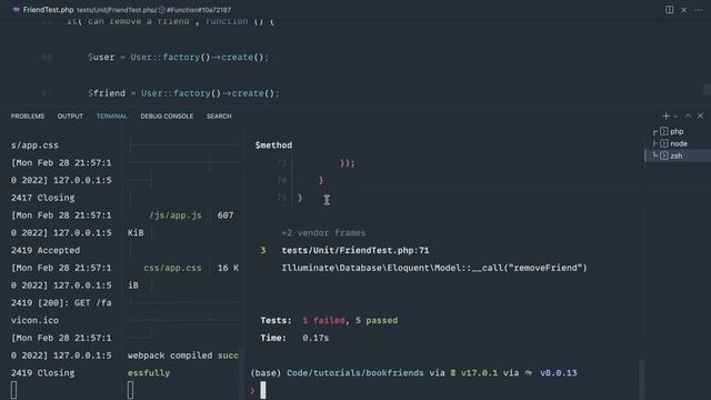 Up And Running with Pest: Removing friends (26/35) смотреть онлайн