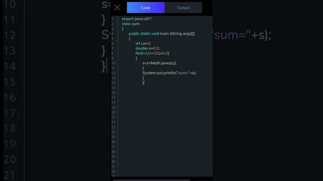 2/75 days of hard challenge | java program to print sum of the series смотреть онлайн