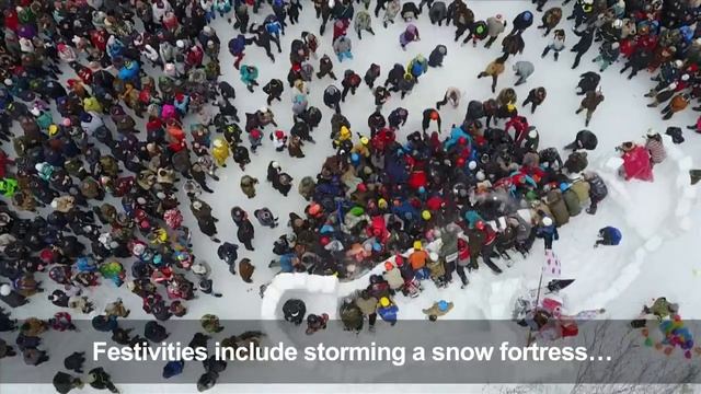 Russians Participate In Maslenitsa Tradition