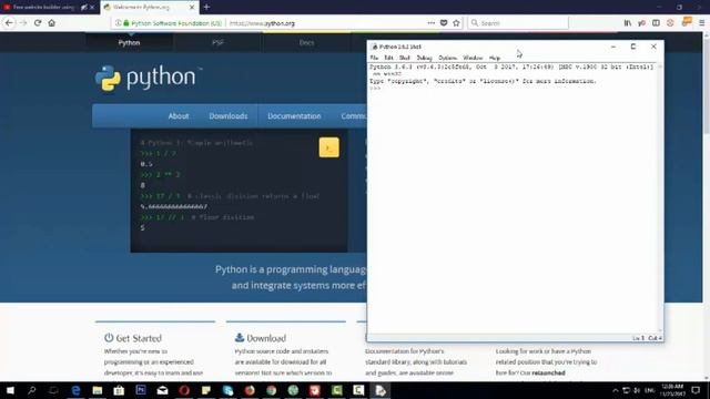 The Python interactive shell IDLE-(2) смотреть онлайн