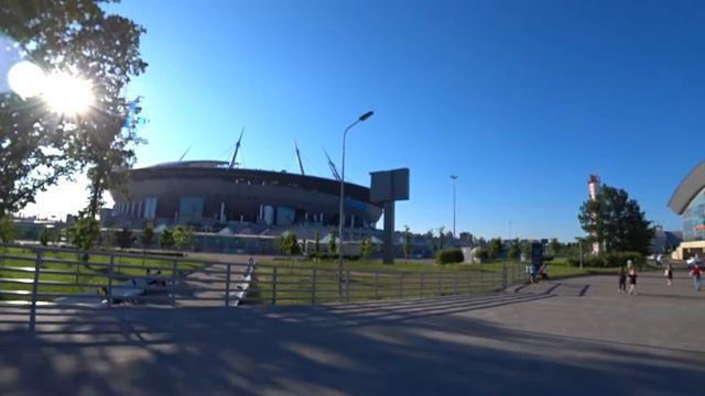 Гуляем на набережной Крестовский остров метро Зенит Газпром Арена/ ИнстаФинН / смотреть онлайн