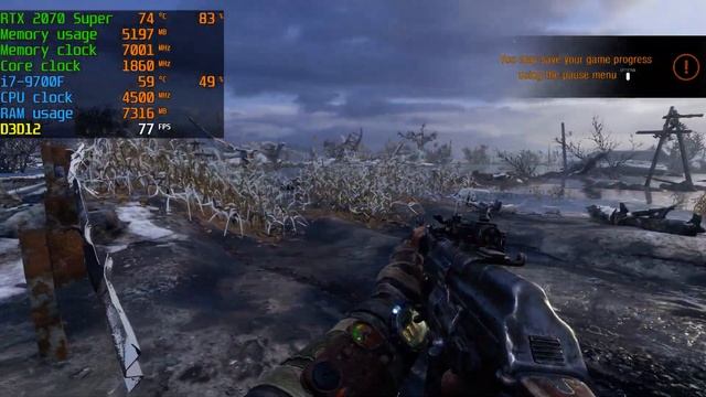 Metro: Exodus — EXTREME Settings (DLSS off/on): 1080p (9700F & 2070 Super) | Performance Test смотреть онлайн