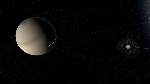 Earth with Giant Rings SMASHES into Saturn! - Universe Sandbox смотреть онлайн