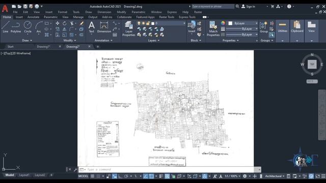 Mouza Map Scaling by AutoCAD Part 02 | অটোক্যাডের মাধ্যমে মৌজা মানচিত্র পরিমাপ смотреть онлайн