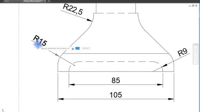 Executing a Working Drawing of a part - AutoCAD 3D Drawing - Arabic смотреть онлайн