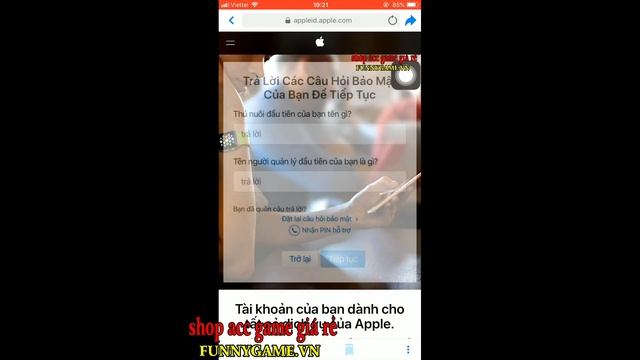 Cách đổi mật khẩu game Pubg Mobile đăng nhập bằng Game center trên iPhone , iPad của shop funnygame смотреть онлайн