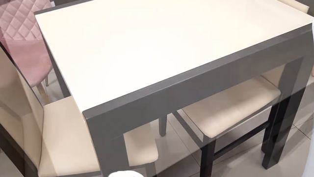 Стол Слайдер со стеклянной столешницей смотреть онлайн