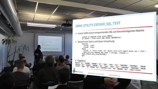 Oracle 12c New Features Überblick - DBMS_UTILITY.EXPAND_SQL_TEXT смотреть онлайн