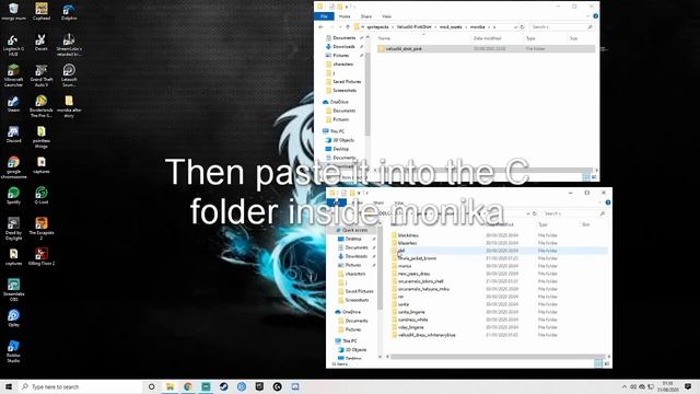 How To Give Gifts To Monika On Monika After Story (windows)