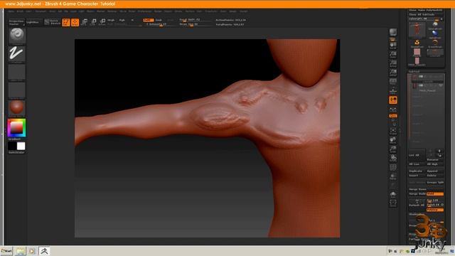 Game_character_8_Sculpting the mesh смотреть онлайн
