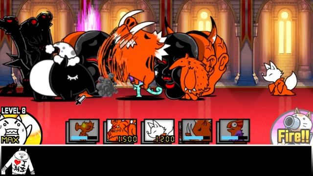 The Battle Cats - Black VS Red (Bosses War) смотреть онлайн