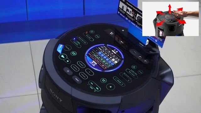 Sony MHC-V73D one box audio system, Functions and features testing . смотреть онлайн